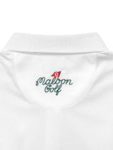 Malbon Pimento Performance Pique Polo - White